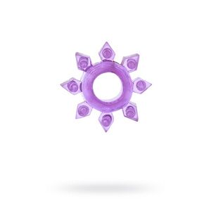 Эрекционное кольцо на пенис TOYFA 818002-4, фиолетовый