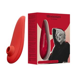 Бесконтактный клиторальный стимулятор Womanizer Marilyn Monroe ярко-красный