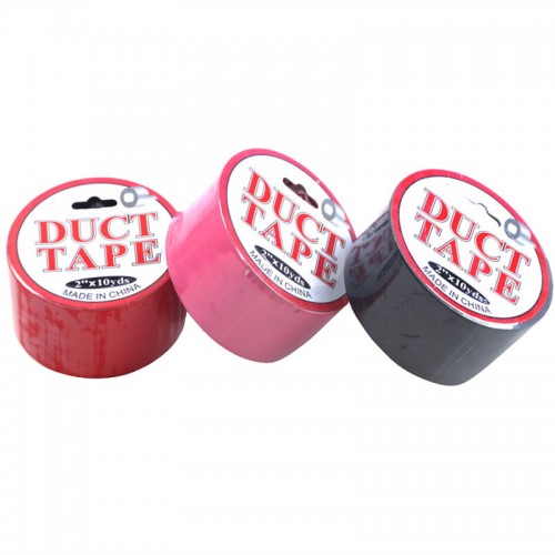 Бондажная лента Kissexpo Duct Tape красная 15 м