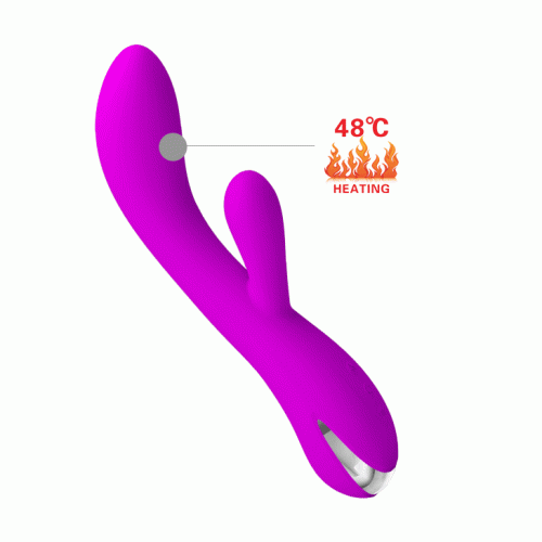 Вибратор Baile с клиторальной стимуляцией и подогревом Wilbur