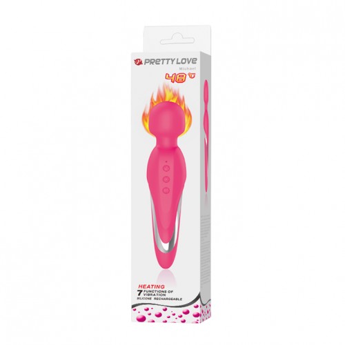 Мощный вибромассажер Baile Pretty Love Michael с функцией подогрева 48C