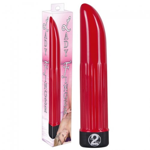 Красный вибратор Orion Lady Finger