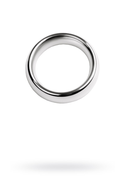 Эрекционное кольцо на пенис Metal by TOYFA, Серебристый, 4,5 см