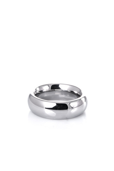 Эрекционное кольцо на пенис Metal by TOYFA, Серебристый, 4,5 см