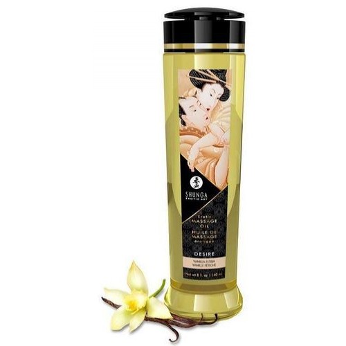 Массажное масло Shunga Erotic Desire с ароматом ванили 240 мл