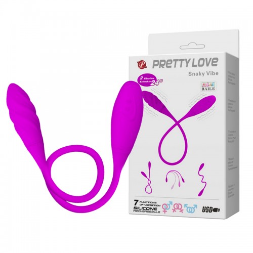 Перезаряжаемый вибростимулятор Baile Pretty Love Snaky Vibe