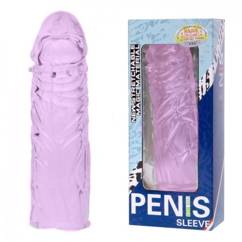 Насадка на пенис Baile розовая Penis Sleeve