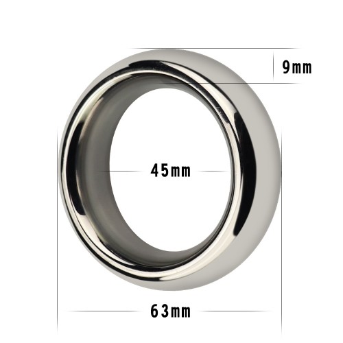 Эрекционное кольцо Lovetoy Stainless Steel Metal Silver Cockring 1.75''