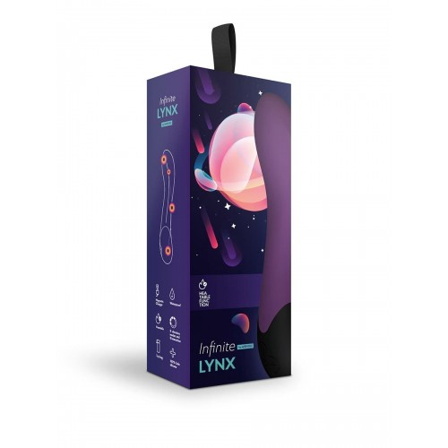 Нагреваемый G вибратор Le Frivole Lynx пурпурный