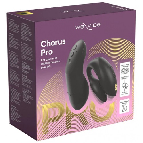 Смарт-вибратор для двоих We-Vibe Chorus Pro черный