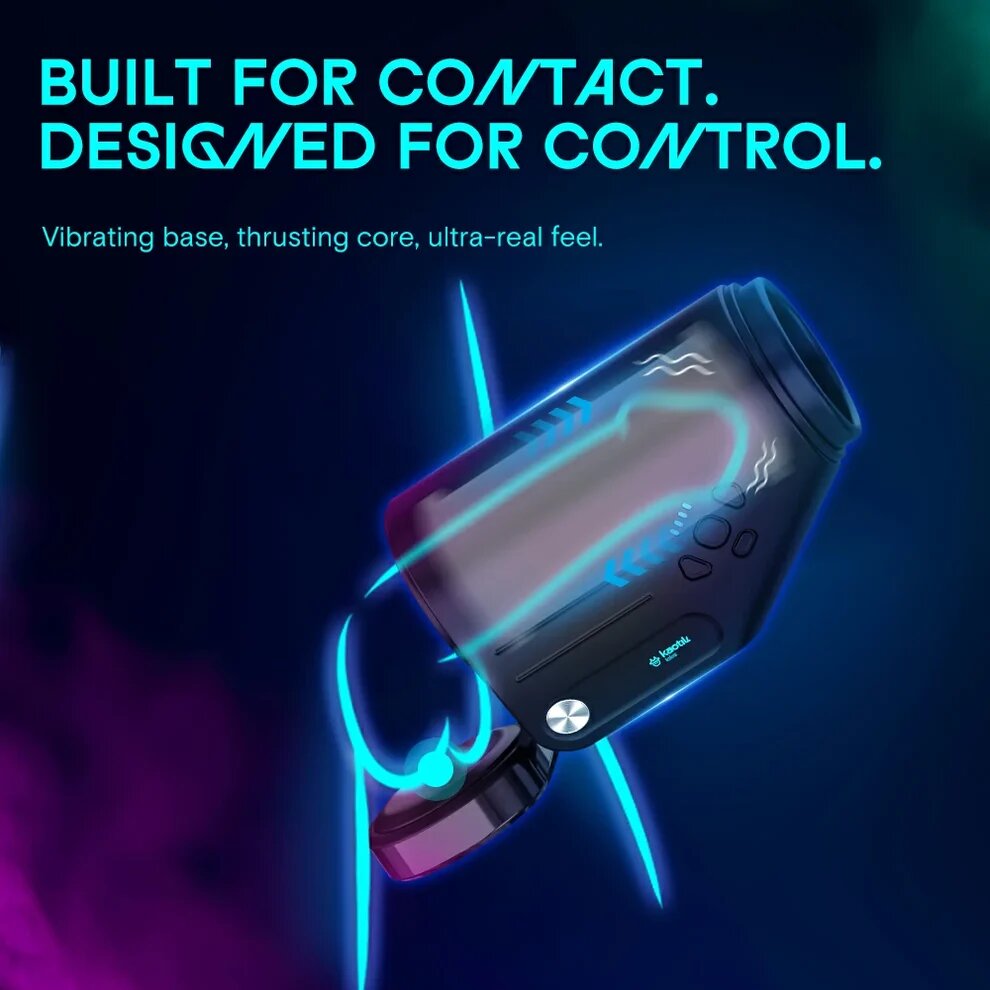 Интерактивный мастурбатор Kaotik Labs The Shotty, черный