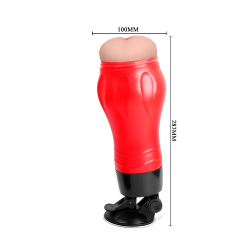 Мастурбатор анус на присоске с вибрацией и звуком Baile Crazy Bull Maurice