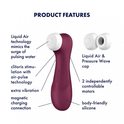 Вакуумно-волновой бесконтактный смарт-стимулятор Satisfyer Pro 2 Generation 3 Connect App