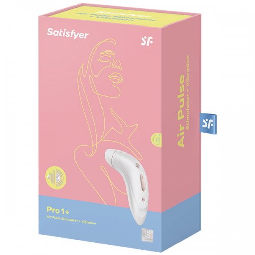 Вакуумно-волновой клиторальный стимулятор с вибрацией Satisfyer Pro 1+