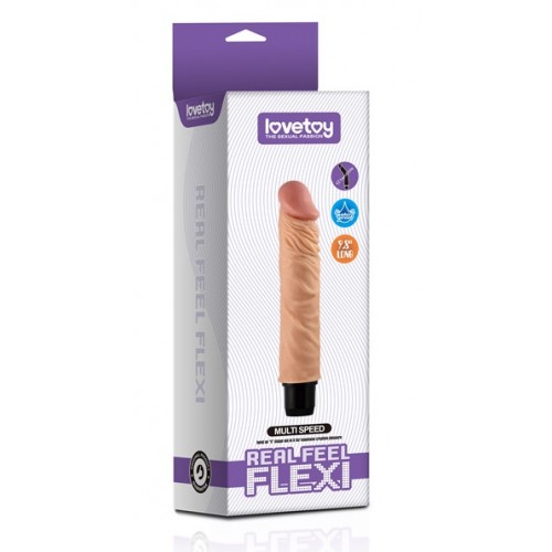 Вибратор гнущийся Lovetoy Real Feel Flexi 9.8”