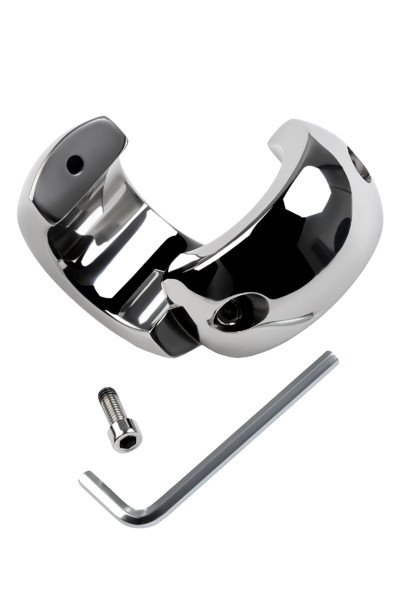 Утяжелитель на мошонку TOYFA Metal, серебряный, 420 г