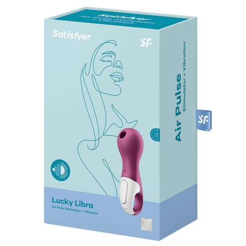 Вакуумно-волновой стимулятор клитора с вибрацией Satisfyer Lucky Libra