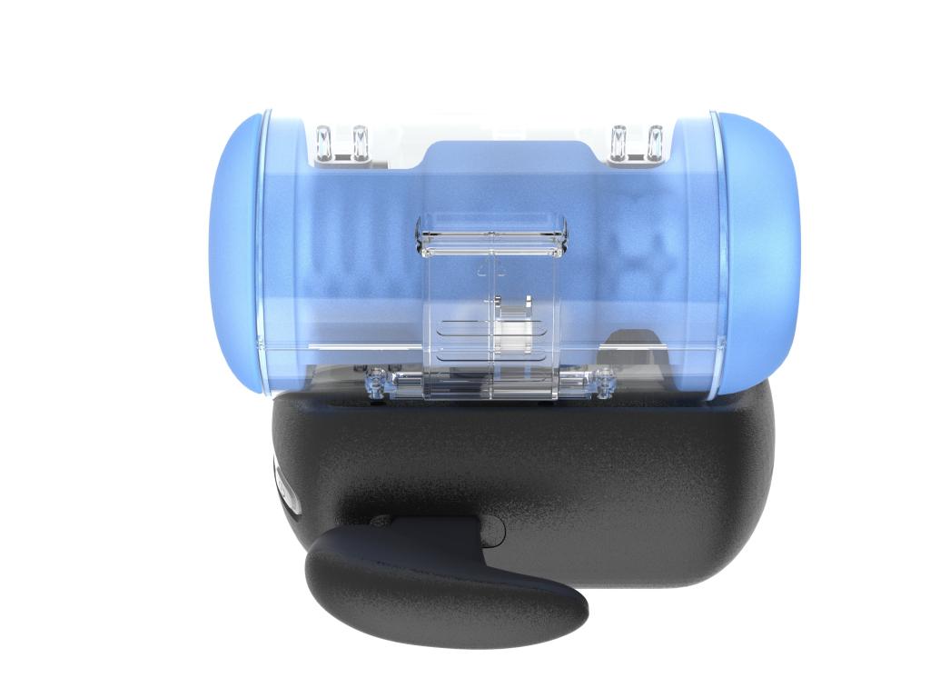 Инновационный робот-мастурбатор Amovibe Black Knight с функциями пенетрации, вибрации и нагрева