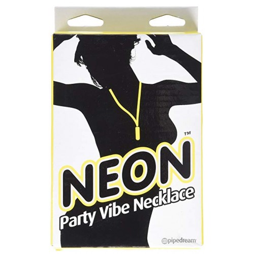Вибропуля PipeDream Neon Party Vibe Necklace-Yellow