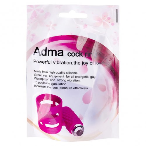 Эластичное виброкольцо Kissexpo Dibe Adma фиолетового цвета