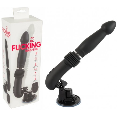 Перезаряжаемая секс-машина черного цвета Orion Fucking Machine