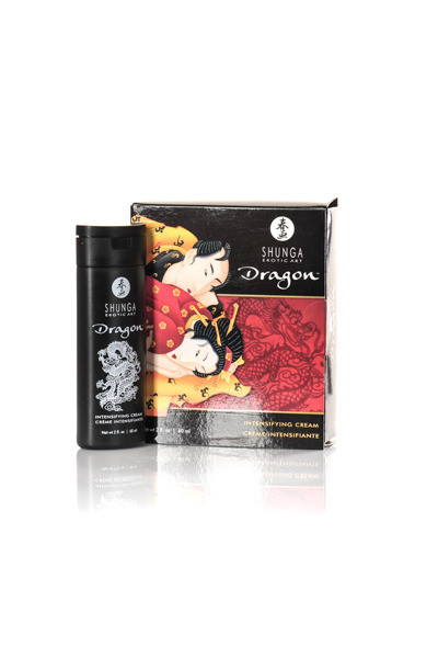 Усиливающий крем для пар Shunga Dragon, возбуждающий эффект «ледяного огня», 60 мл