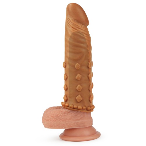Удлиняющая насадка на пенис Lovetoy LV1054B X-Tender Penis Sleeve + 5 см