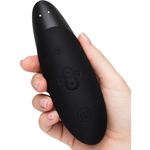 Бесконтактный клиторальный стимулятор Womanizer Enhance с вибрацией, черный