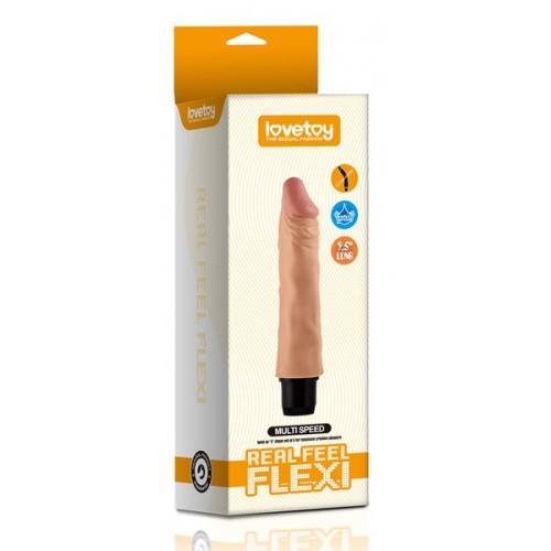 Вибратор Lovetoy гнущийся Real Feel Flexi 9.5”
