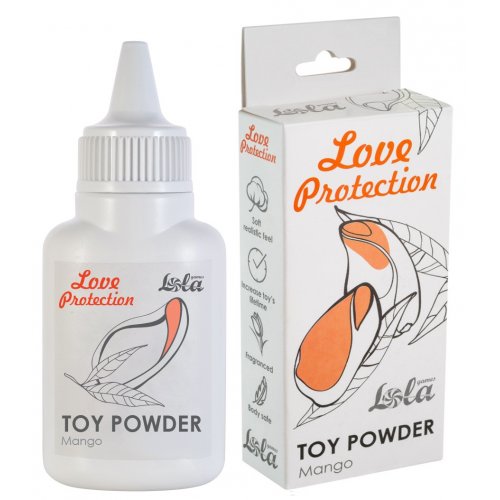 Пудра для игрушек Lola Toys Love Protection с ароматом манго 15 гр