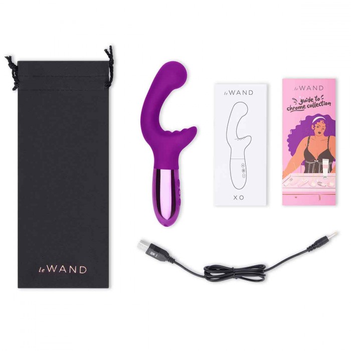 Вибратор с 2 моторами для точки G Le WAND XO LW-039-CHR