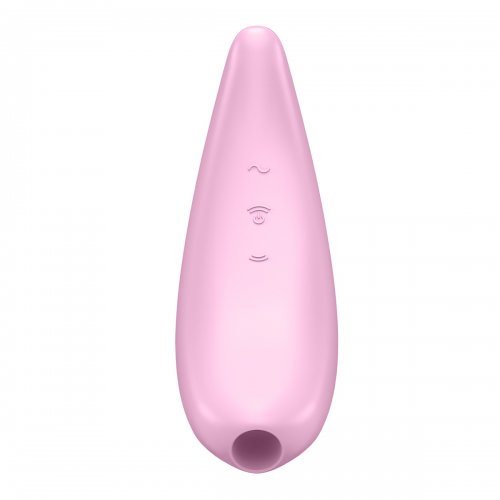 Вакуумный стимулятор Satisfyer Curvy 3+ с дистанционном управлением розовый