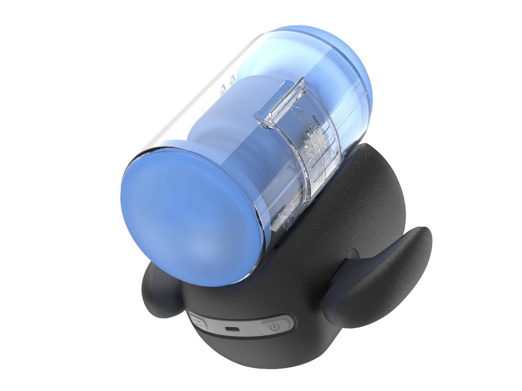 Инновационный робот-мастурбатор Amovibe Black Knight с функциями пенетрации, вибрации и нагрева