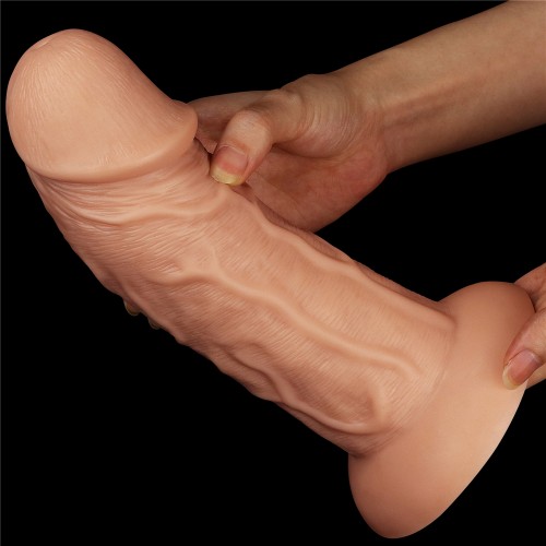 Фаллоимитатор Lovetoy реалистичый с присоской LoveToy Curved Dildo 24 см