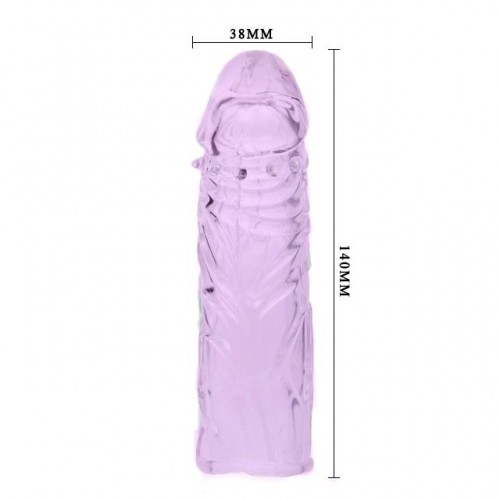Насадка на пенис Baile розовая Penis Sleeve