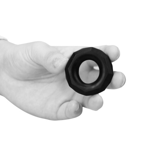 Эрекционное кольцо черное Lovetoy POWER PLUS COCK RING