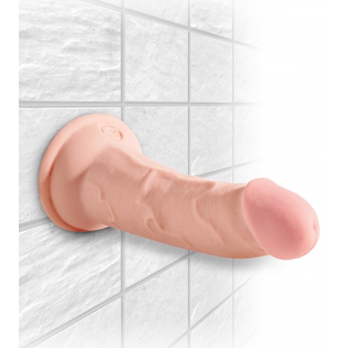 Фаллоимитатор на присоске PipeDream King Cock Triple Density Cock with Balls Light 16 см