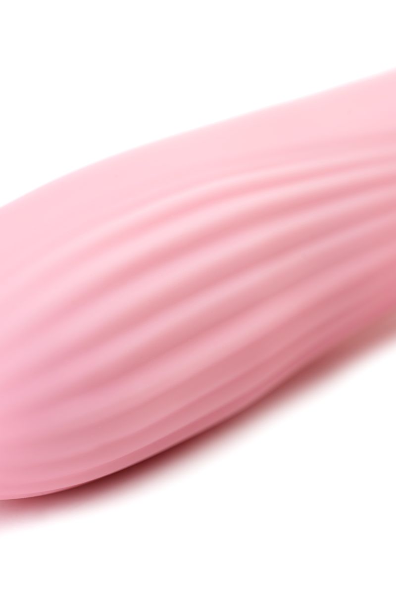 Пульсатор и вибратор с функцией подогрева Eromantica EVA, розовый, 20 см