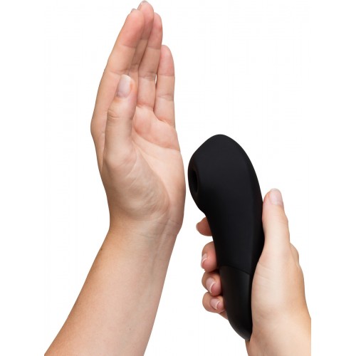 Бесконтактный клиторальный стимулятор Womanizer Enhance с вибрацией, черный