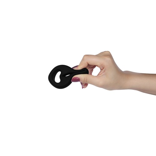 Двойное кольцо эрекционное Lovetoy Ultra Soft Platinum-Cure Silicone Cockring