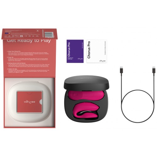 Смарт-вибратор для двоих We-Vibe Chorus Pro розовый