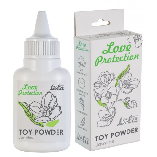 Пудра для игрушек Lola Toys Love Protection с ароматом жасмина 15 гр