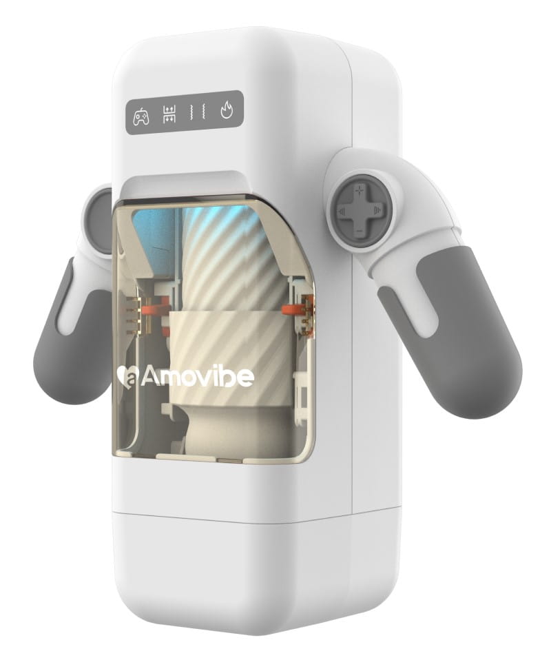Инновационный робот-мастурбатор Amovibe Game Cup (белый)