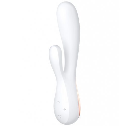 Вибратор Satisfyer Mono Flex с возможностью управления через смартфон белый