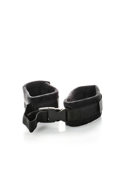 Наручники-оковы TOYFA Theatre, текстиль, чёрные