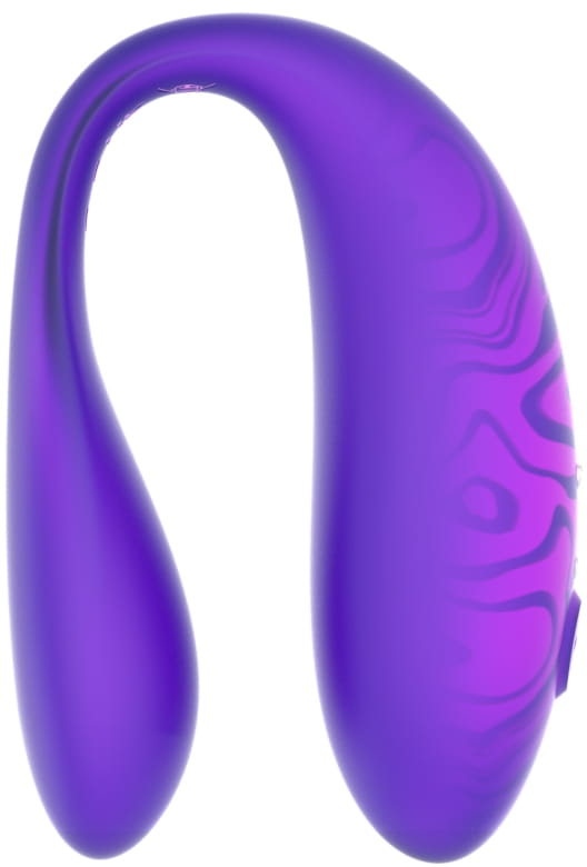 Парный вибромассажер Amovibe TWIN+ Purple с пультом ДУ и приложением