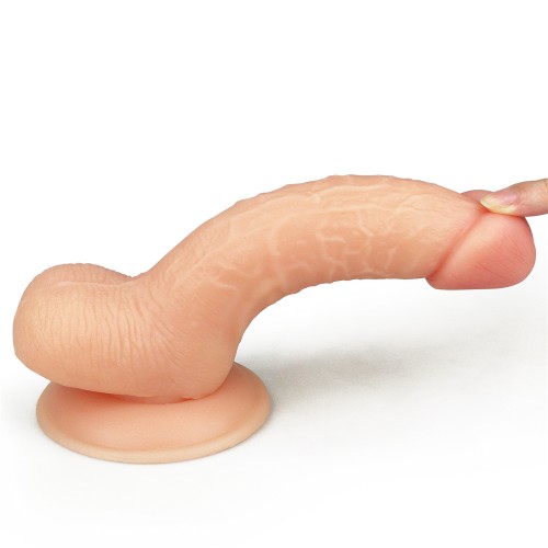 Реалистичный фаллоc на присоске Lovetoy The Ultra Soft Dude 18 см