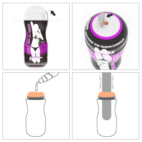 Мастурбатор в колбе Lovetoy SEX IN A CAN