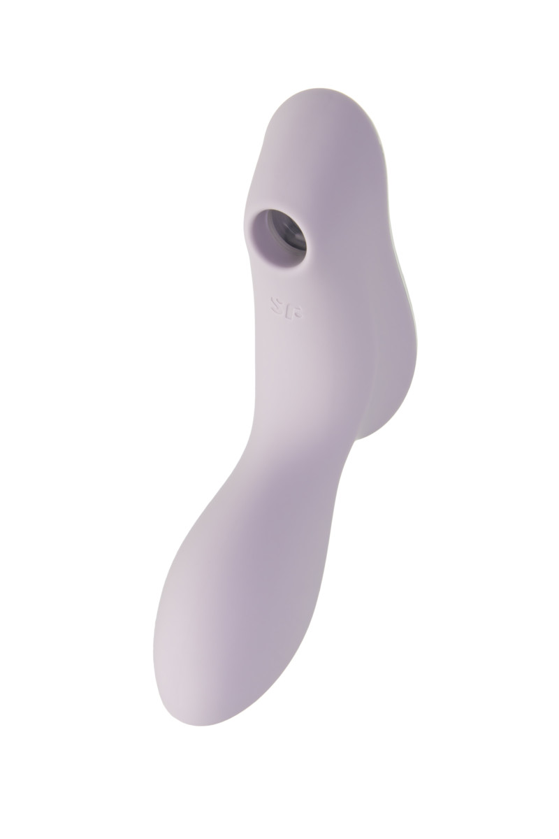 Вакуумный стимулятор клитора Satisfyer Curvy Trinity 2, фиолетовый