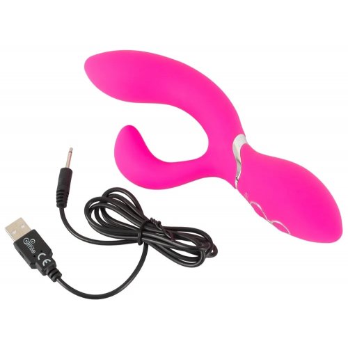 Вибратор Orion для точки G с клиторальным стимулятором Sweet Smile